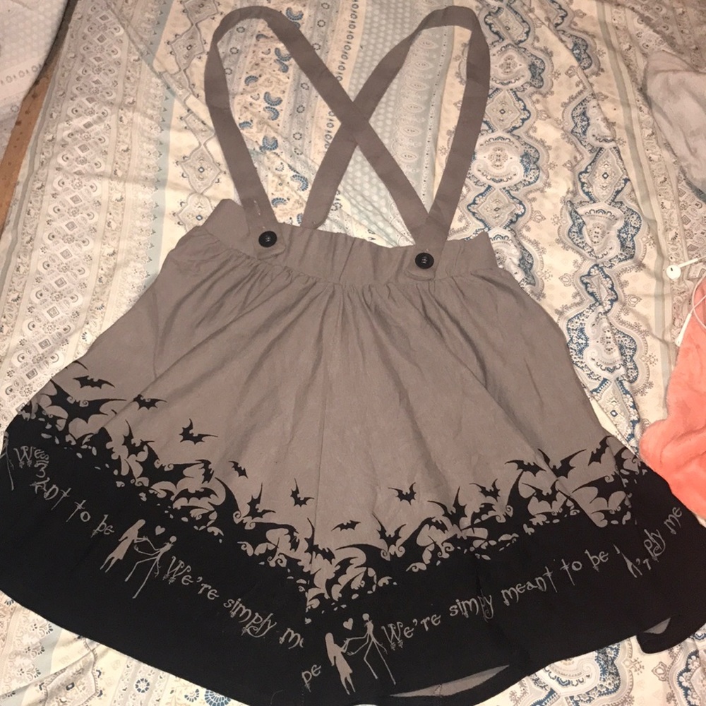 Nightmare before Christmas suspender skirt